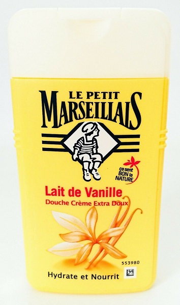 Duschgel mit Vanille-Duft hergestellt auf pflanzlicher Waschbasis aus Frankreich 650ml