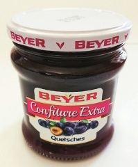 Pflaumenkonfitüre Extra, Top Qualität von Beyer aus Frankreich 370g