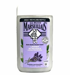 Duschgel mit Lavendel-Duft hergestellt auf pflanzlicher Waschbasis aus Frankreich 250ml