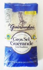 Meersalz, Salz Guérande Gros de Sel, natürliches grobes Salz aus Frankreich 800g