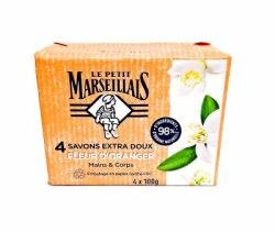 Orangenblüten-Seife mild, 100g Stückseifen mit Blütenextrakt aus Frankreich 400g