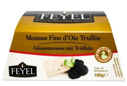 Gänsemousse getrüffelt Mousse d´Oie mit Trüffeln von Feyel aus Frankreich 180g