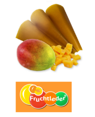 Fruchtleder® "Mango" aus Mangofüchten & Äpfeln, veganer Snack aus 100% Frucht, 20g