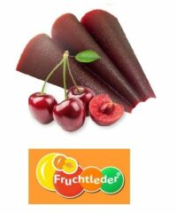 Fruchtleder® "Sauerkirsche" aus Sauerkirschen & Äpfeln, veganer Snack aus 100% Frucht, 20g