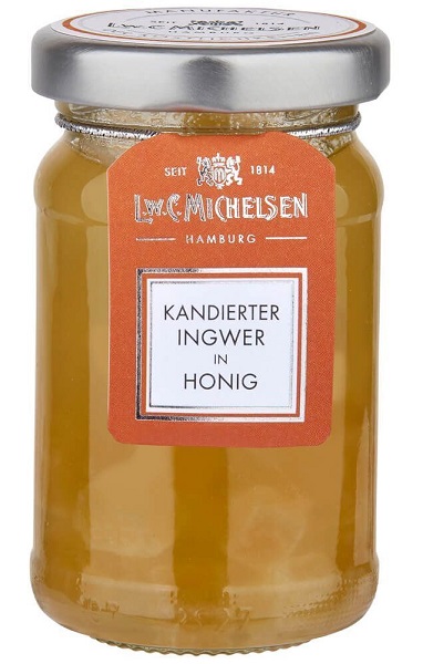Kandierter Ingwer in Honig aus Deutschland, 125g