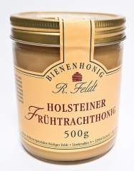 Holsteiner Frühtrachthonig, sortenreiner, kaltgeschleuderter reiner Bienenhonig von R. Feldt 500g