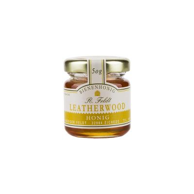 Leatherwoodhonig 100% naturreiner Bienenhonig von Feldt 50g Glas