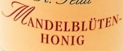 Mandelblütenhonig 100% naturreiner Bienenhonig von Feldt 50g Glas