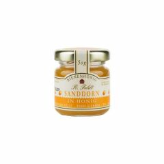 Sanddorn in Honig 100% naturreiner Bienenhonig von Feldt 50g Glas