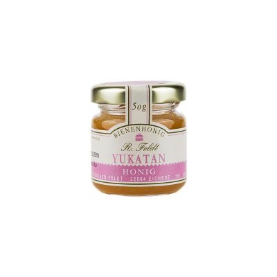 Yukatanhonig 100% naturreiner Bienenhonig von Feldt 50g Glas
