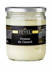 Entenschmalz, Graisse d`Canard franz. Delikatess Enten Schmalz ungesalzen 320g Glas