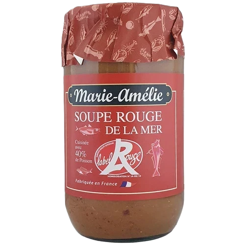Fischsuppe aus Franreich, SOUPE ROUGE DE LA MER von Marie-Amelie 780g