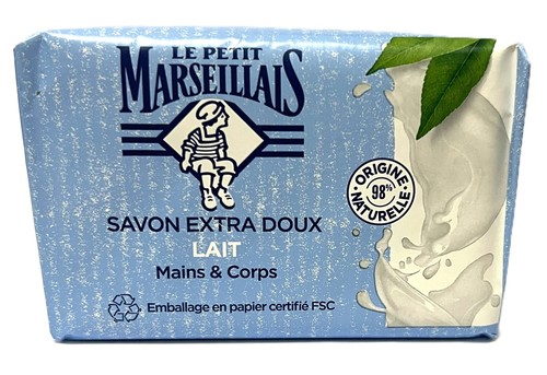 Milch-Seife mild, 200g Stückseifen aus Frankreich 200g
