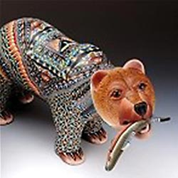 Fimo Grizzly Bär