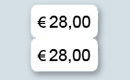 Dymo 11353 Mehrzwecketiketten doppelreihig