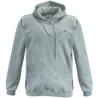 601 Hakro grau-meliert Kapuzen-Sweatshirt Premium