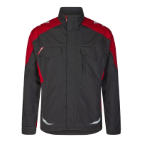 Galaxy Arbeitsjacke grau/rot