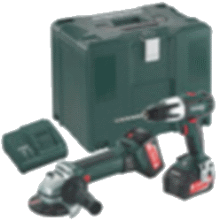 Metabo 18 Volt Akkuset Combo Set 2.4.2 18 V SB 18 LT + W 18 LTX 125 Quick