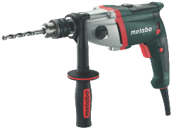 Metabo 1100-Watt-Elektronik-Zweigang-Bohrmaschine BE 1100