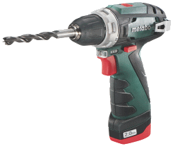 Metabo 10,8-Volt-Akku-Bohrschrauber PowerMaxx BS Basic