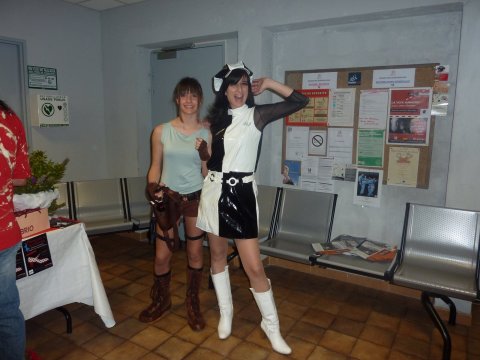 Emma Peel et Lara Croft