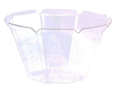 Smeraldo cristallo, durchsichtige Becher aus Hartplastik für Eisbecher über die Gasse bei GrpßHandel EIS GmbH