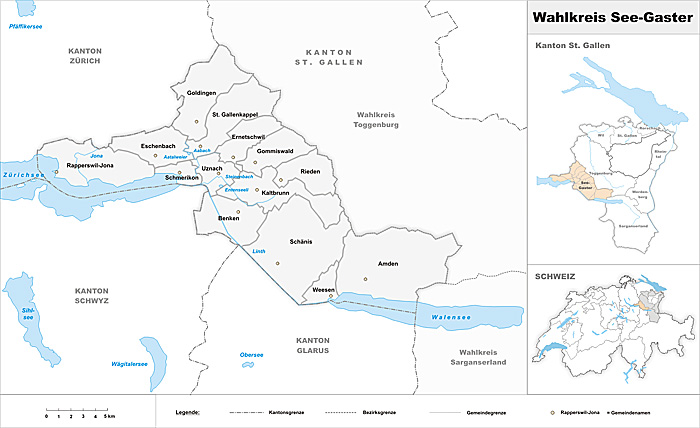 Übersicht Wahlkreise See-Gaster