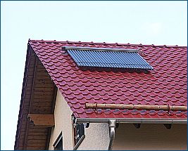 Solaranlage auf Wohnhaus