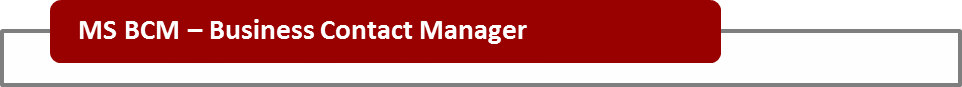 MS BCM - Business Content Manager