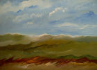 Landschaft  II - 50 x 70 cm - Acryl