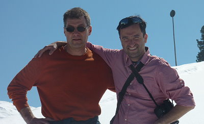 Jürgen Saladin und Alireza beim Gespräch über Neukunden gewinnen mit Storytelling