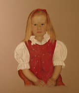 h3, "Johanna", 2007, Pastell, 56 x 47 cm 