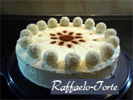 Raffaelo-Torte selbstgebacken