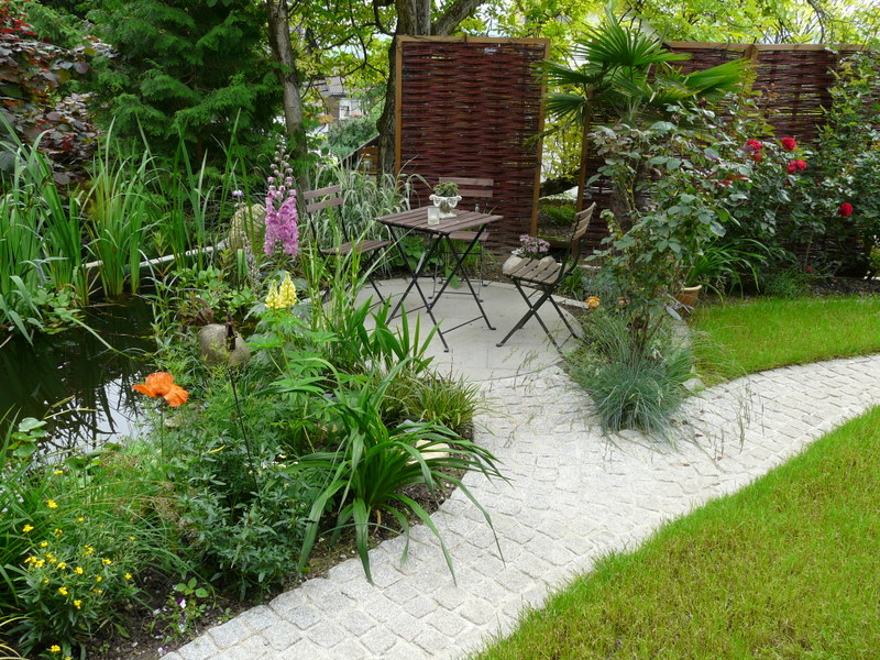 Gartenbau Sitzplatz am Teich Innovation und Qualität mit sgkreativ