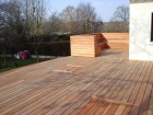 terrasse muiracatiara avec assise