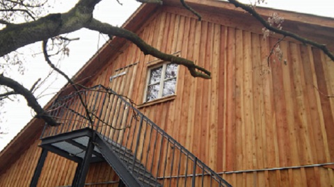 Schule Erfurt 2016- Fassade Lärche